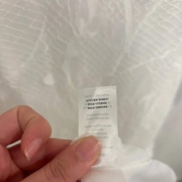 NWT Lulus Flawless Extravagance White Lace Trumpet Hem Maxi Dress - Picture 10 of 10